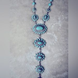 turquoise and silver necklace